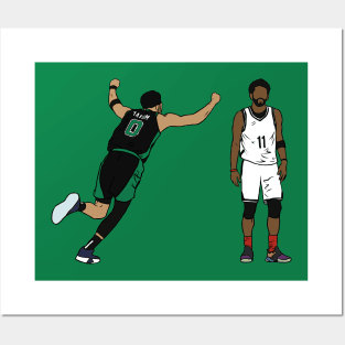 Jayson Tatum Game Winner Celebration Posters and Art